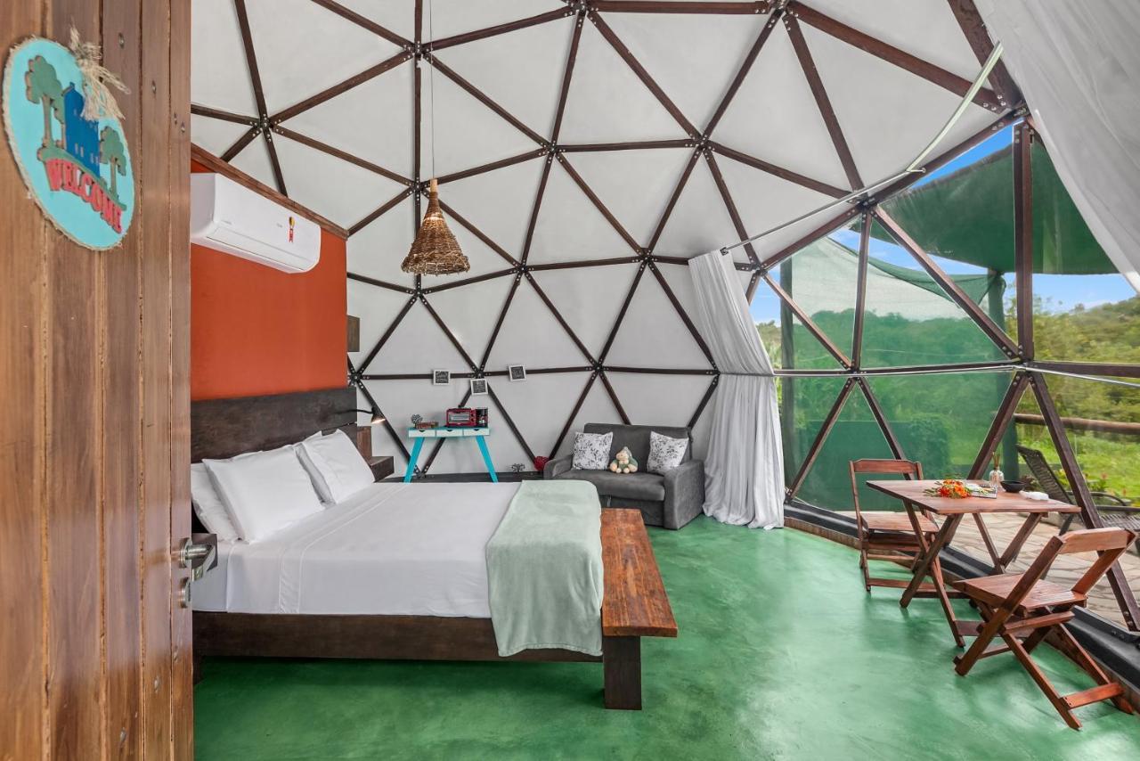 Glamping Serra Da Canastra - Casinha De Hortela - Domo Embauba Delfinopolis Luaran gambar