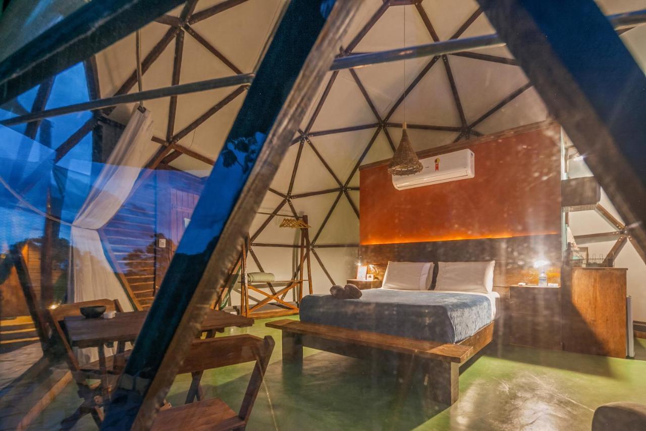 Glamping Serra Da Canastra - Casinha De Hortela - Domo Embauba Delfinopolis Luaran gambar